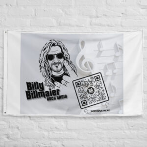 Billy Billmaier Rock Radio Fahne