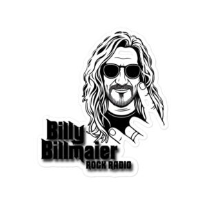 Billy Billmaier Rock Radio – Blasenfreie Aufkleber
