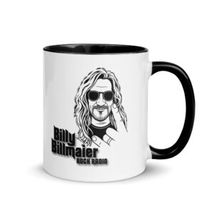 Billy Billmaier Rock Radio – Tasse mit farbiger Innenseite und QR Code
